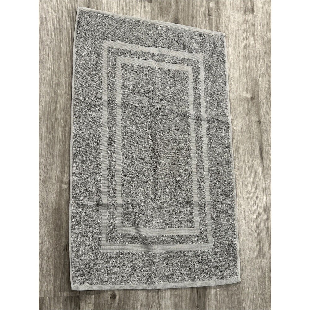 Wamsutta 100% Micro Cotton Tub Mat 21"x34" Sterling Gray Discontinued NWOT